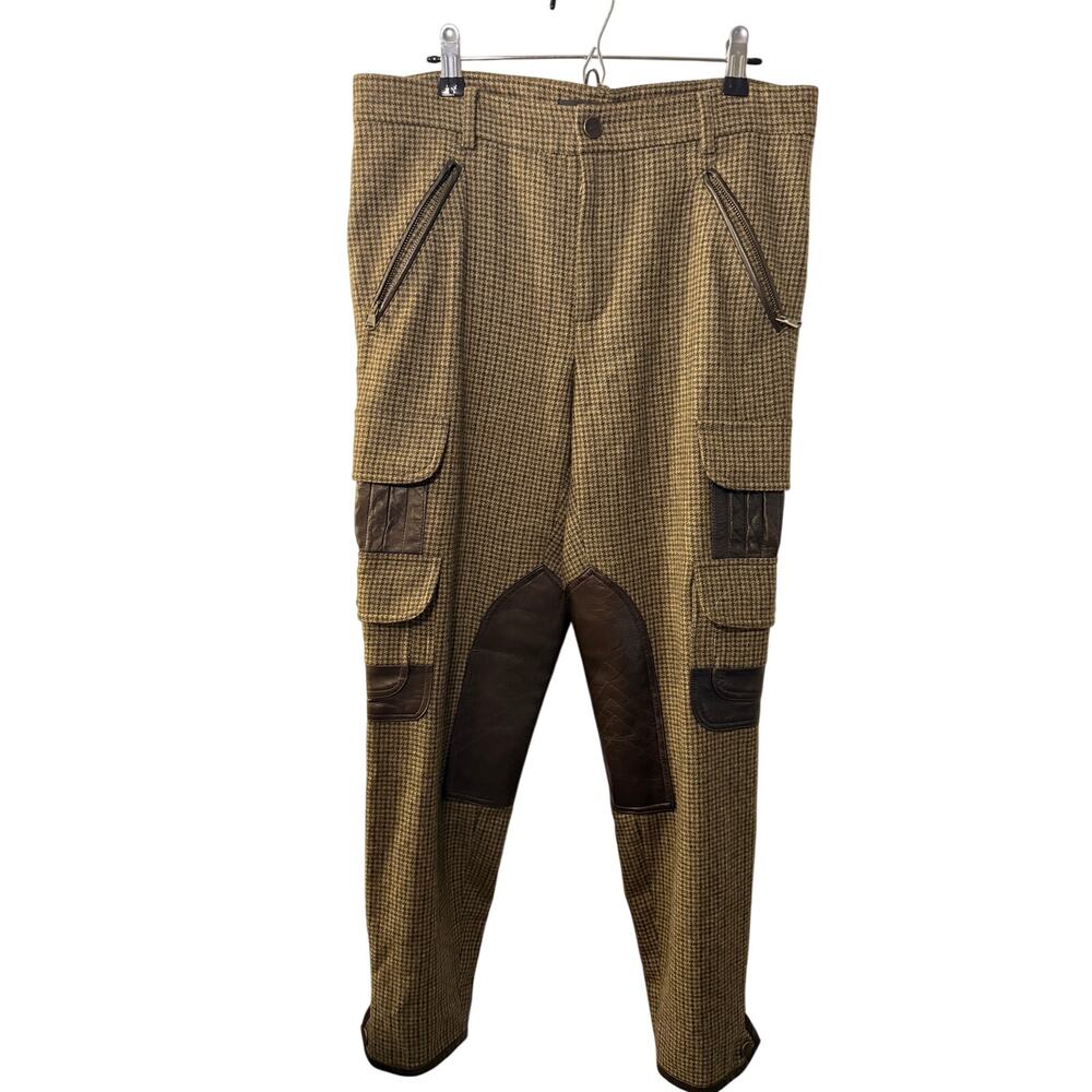 Ralph Lauren Wool & Leather Equestrian Riding Pants US 8